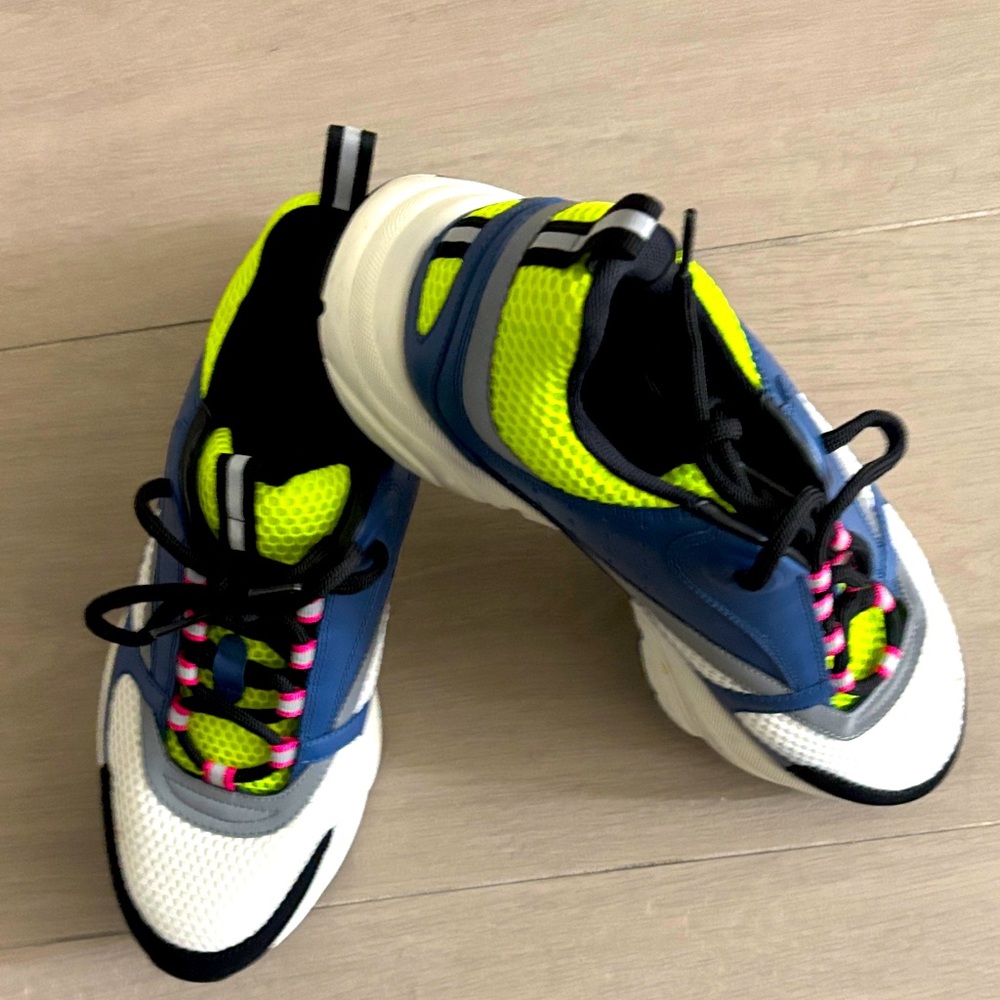 Dior adults Sneakers in Blue, Yellow, and Pink